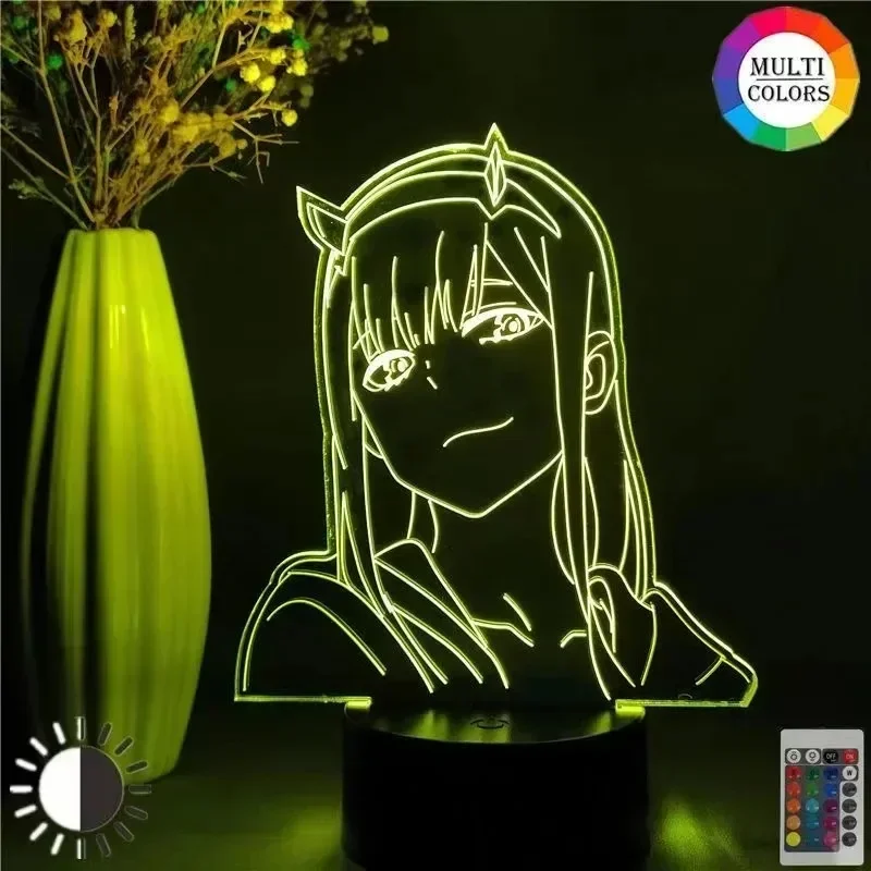 Zero Two Anime Night Light Act - Home Cinema Lighting ulasan dan harga