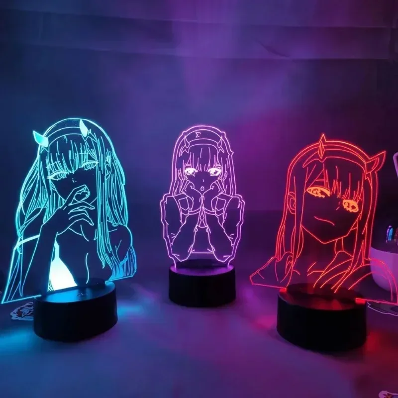 Zero Two Anime Night Light Act - Home Cinema Lighting ulasan dan harga