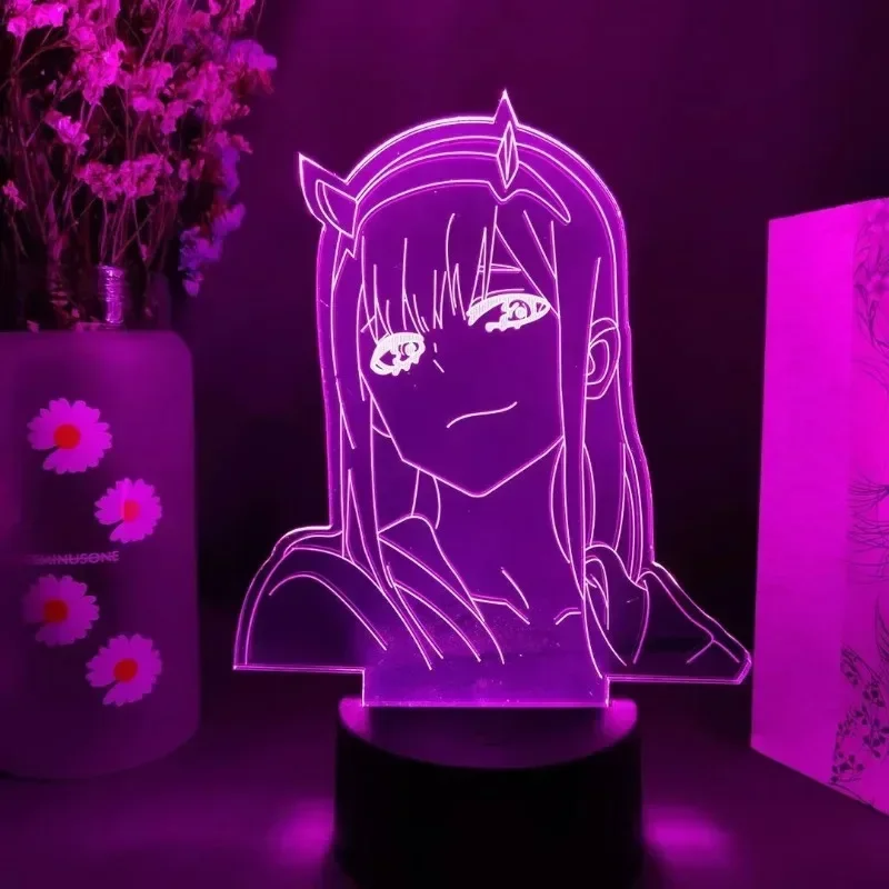 Zero Two Anime Night Light Act - Home Cinema Lighting ulasan dan harga