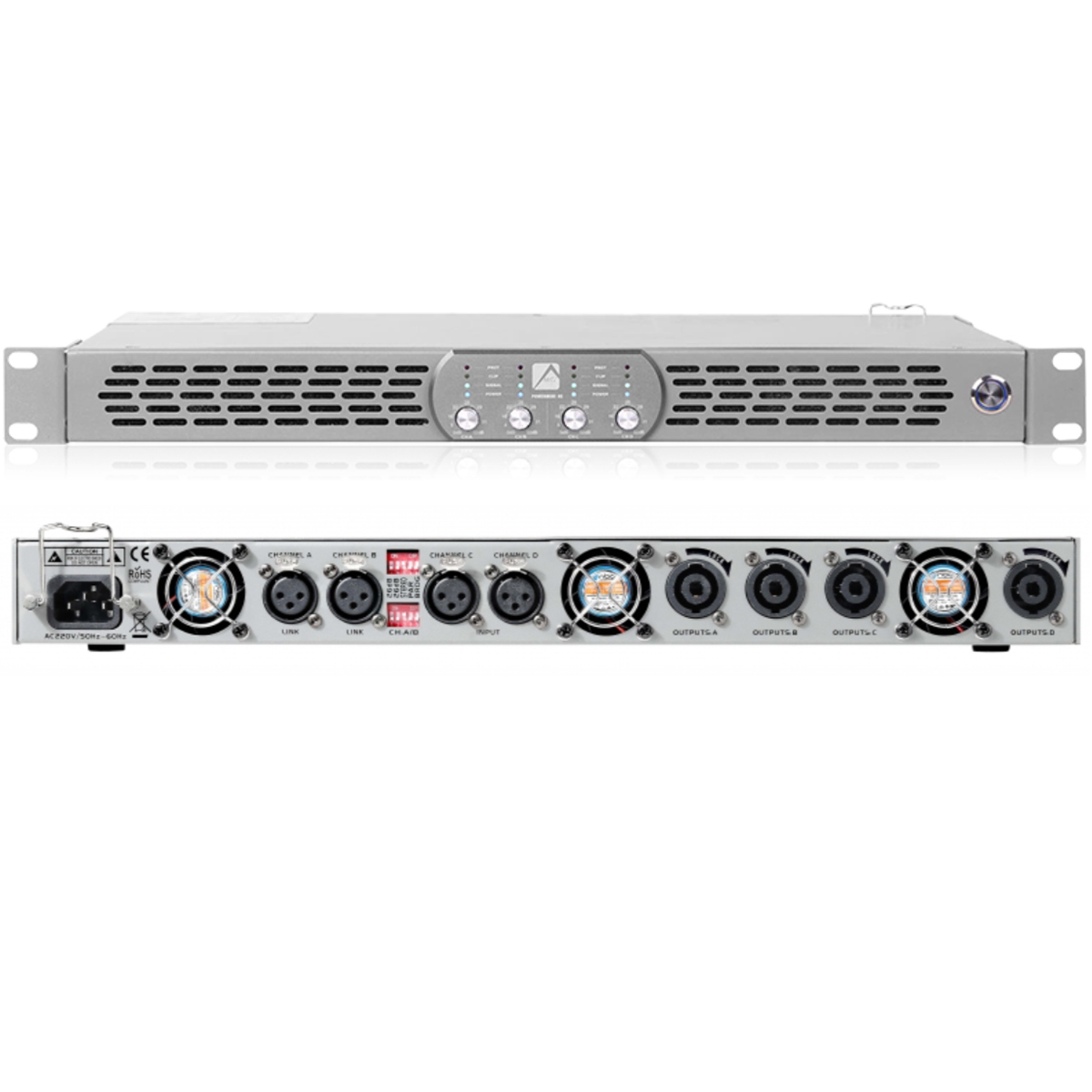 1U Digital Power Amplifier 4Ch - Home Cinema Ampli ulasan dan harga