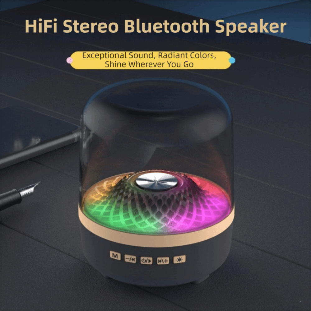 Bluetooth 5.4 HiFi Stereo Spea - Soundbar Bluetooth Home ulasan dan harga