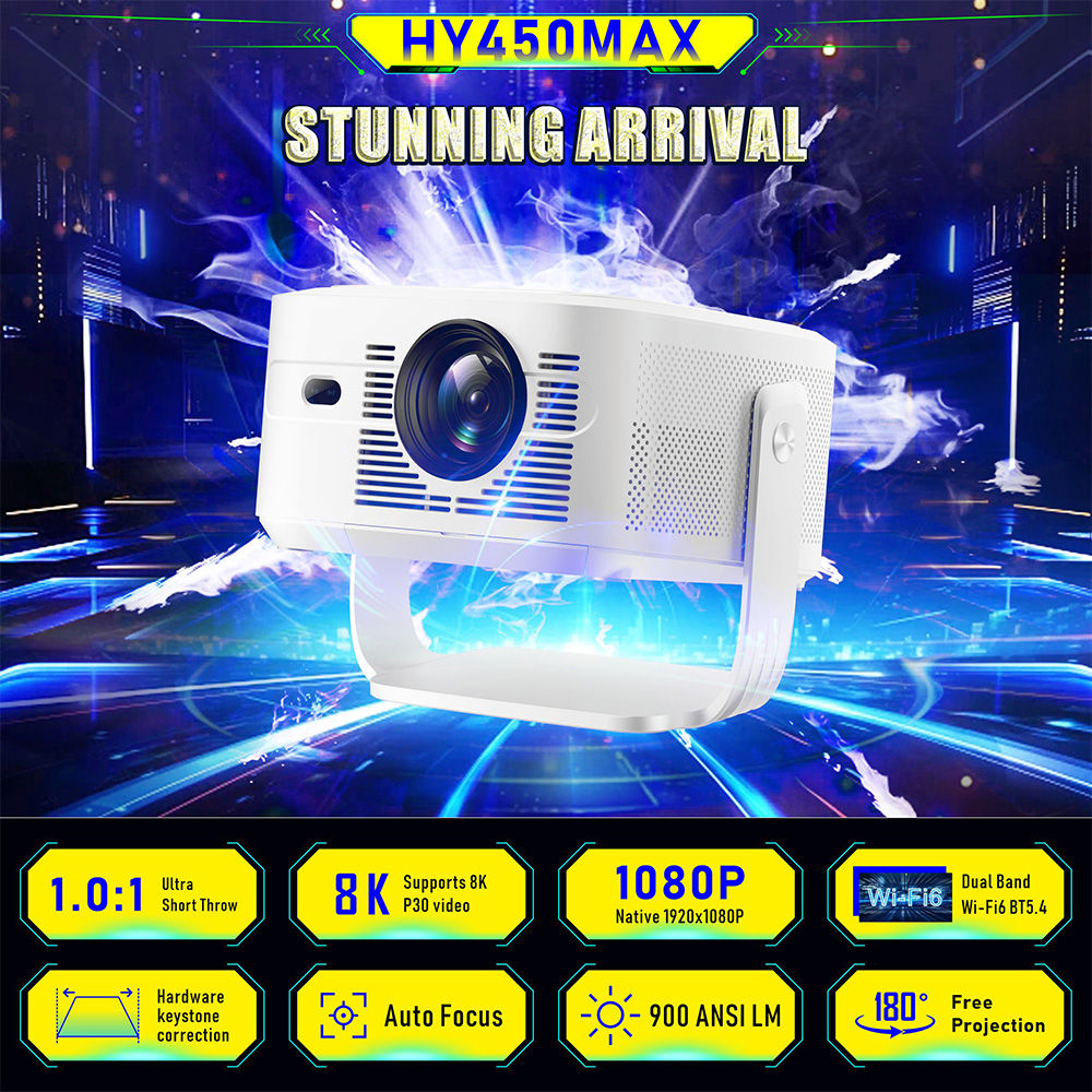 Topleo HY450 Max 8K Android 14 - Home Cinema Portable ulasan dan harga
