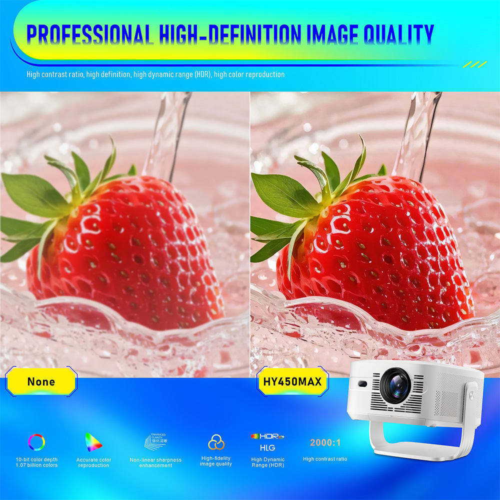 Topleo HY450 Max 8K Android 14 - Home Cinema Portable ulasan dan harga