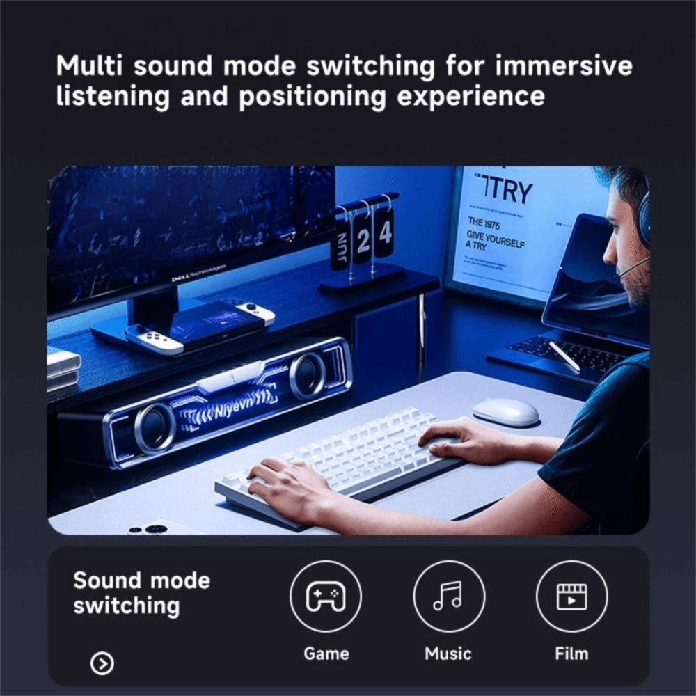 USB Powered Desktop Computer S - Soundbar Bluetooth Home ulasan dan harga