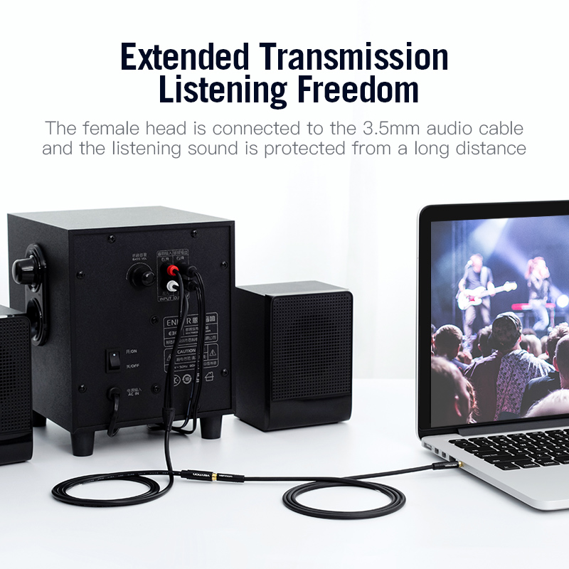 Vention Jack 3.5mm Female to 2 - Home Cinema Ampli ulasan dan harga