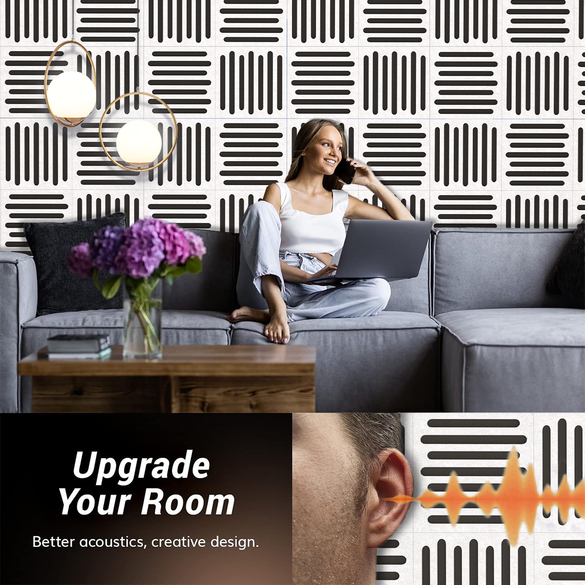 Perforated Soundproof Wall Pan - Home Cinema Flooring ulasan dan harga