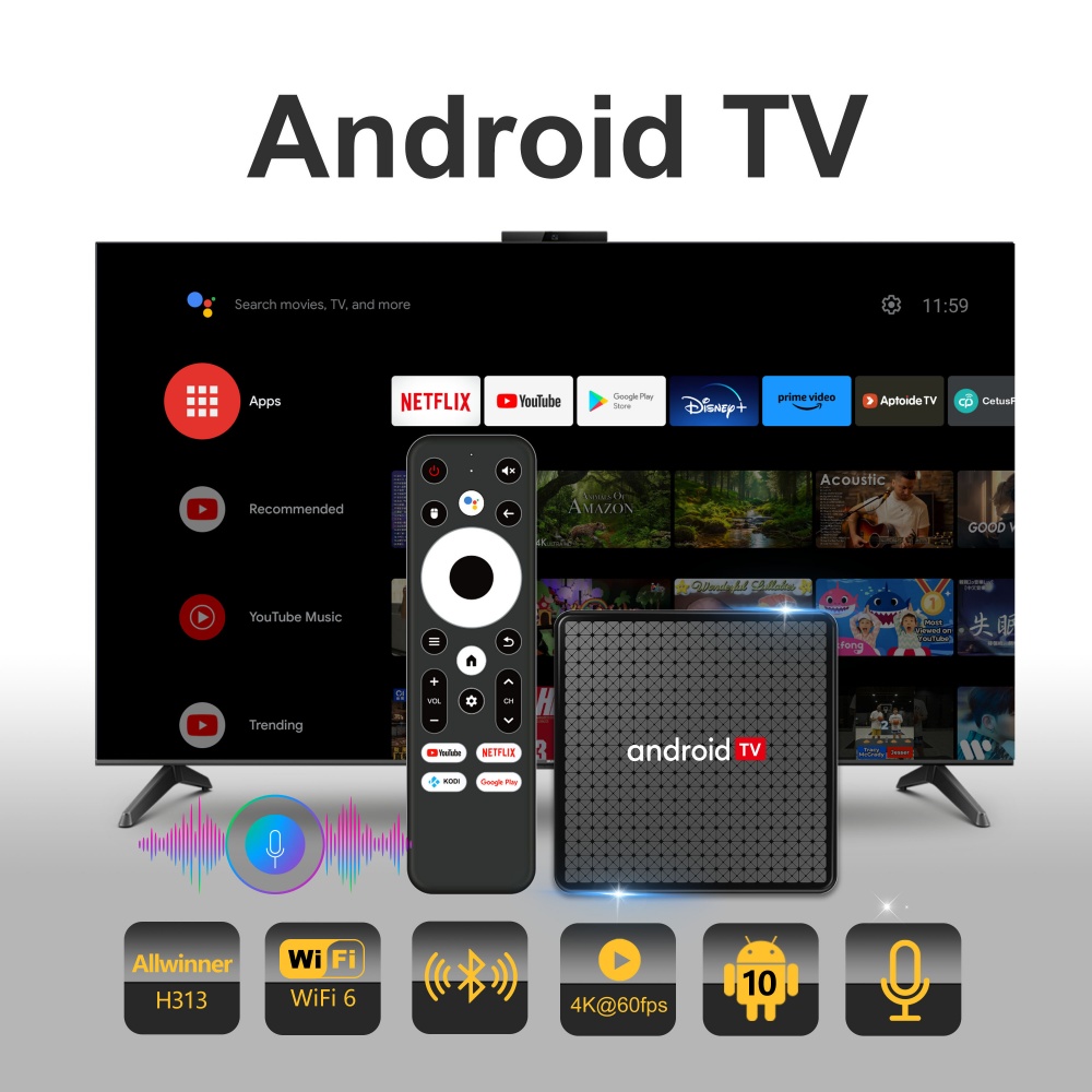 Wudung X5 TV Box AndroidTV All - Home Cinema Portable ulasan dan harga