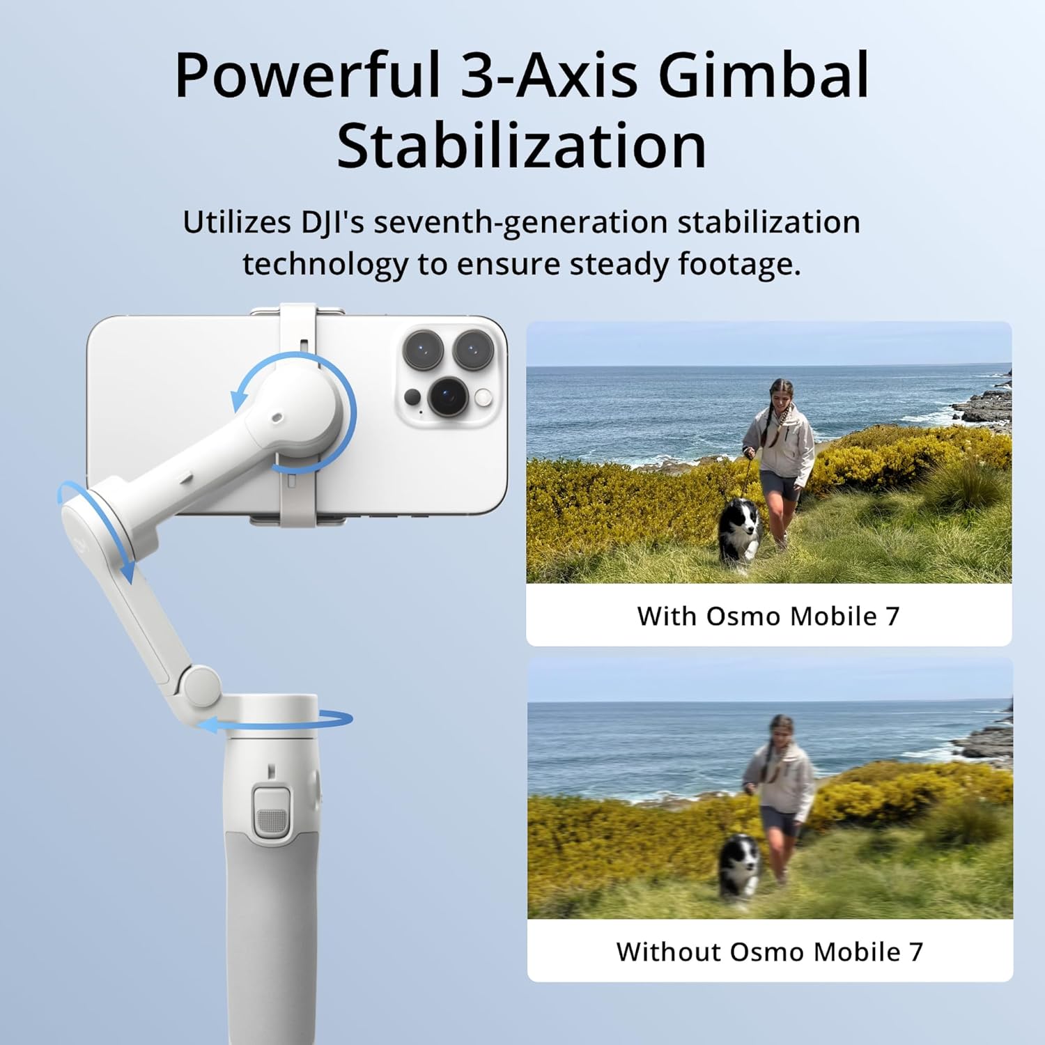 DJI Osmo Mobile 7 Gimbal Stabi - Smart Tv Stick ulasan dan harga