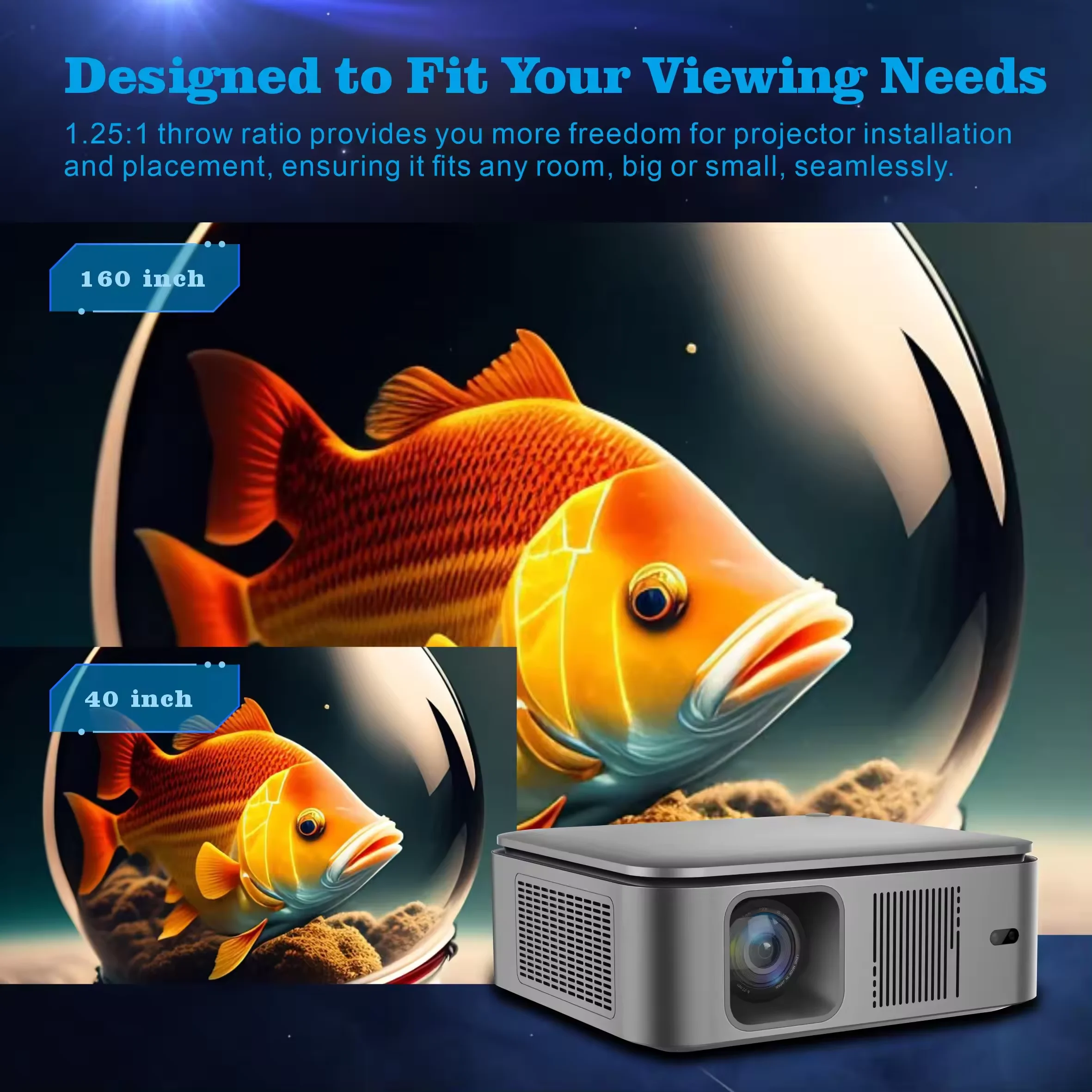 New HD 1080P Projector HY450 f - Home Cinema Portable ulasan dan harga
