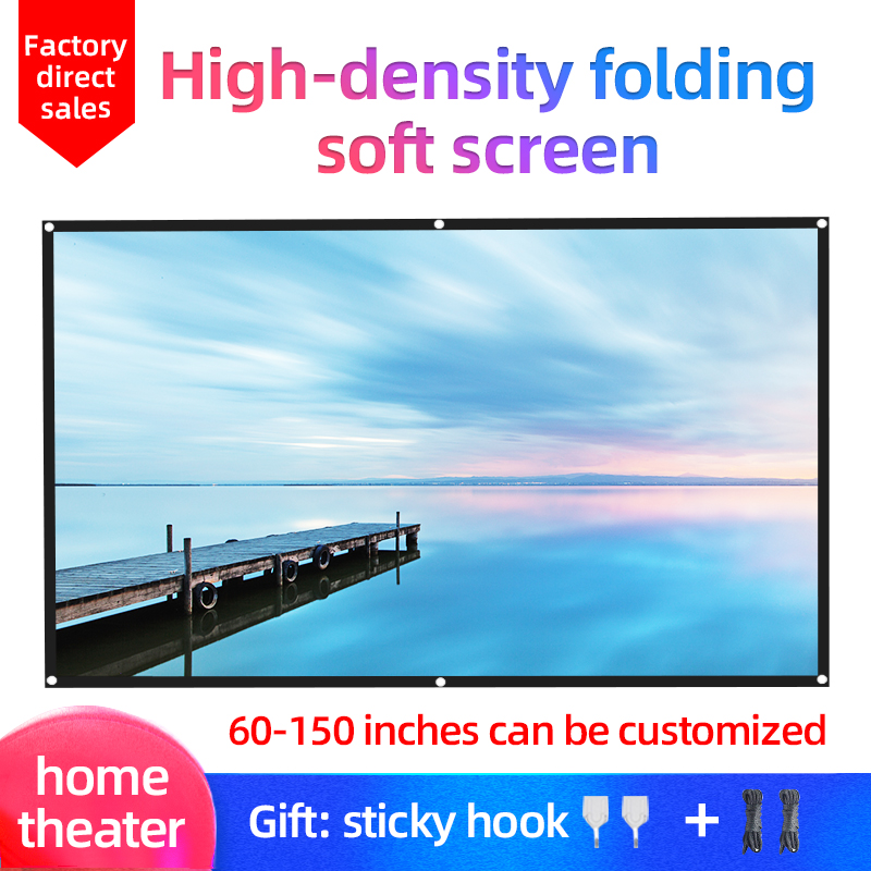 LEJIADA 4K Soft Screen Dual Si - Home Cinema Portable ulasan dan harga