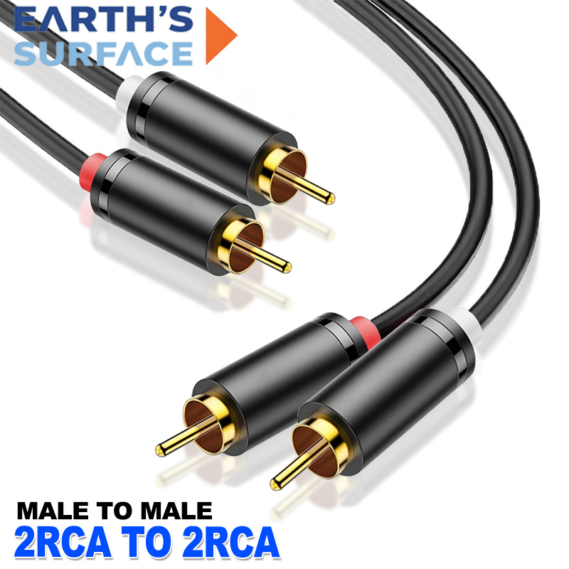 Dual RCA Cable HIFI Stereo 2 R - Home Cinema Ampli ulasan dan harga