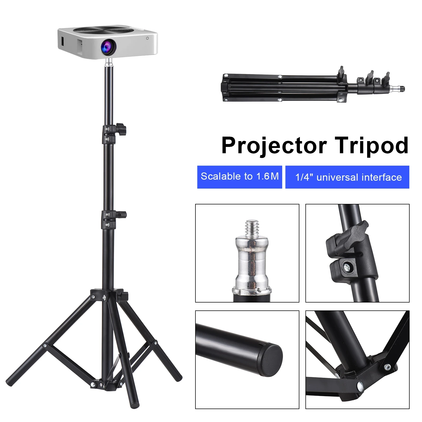 Universal Projector Tripod Sta - Home Cinema Portable ulasan dan harga