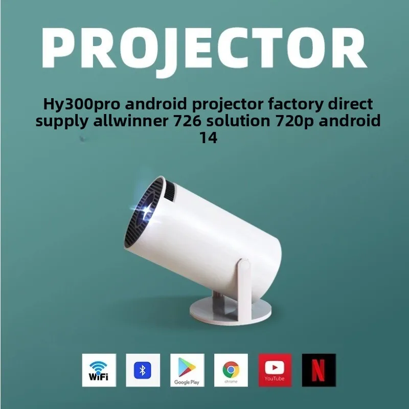 HY300Pro Portable 4K HD Projec - Home Cinema Portable ulasan dan harga