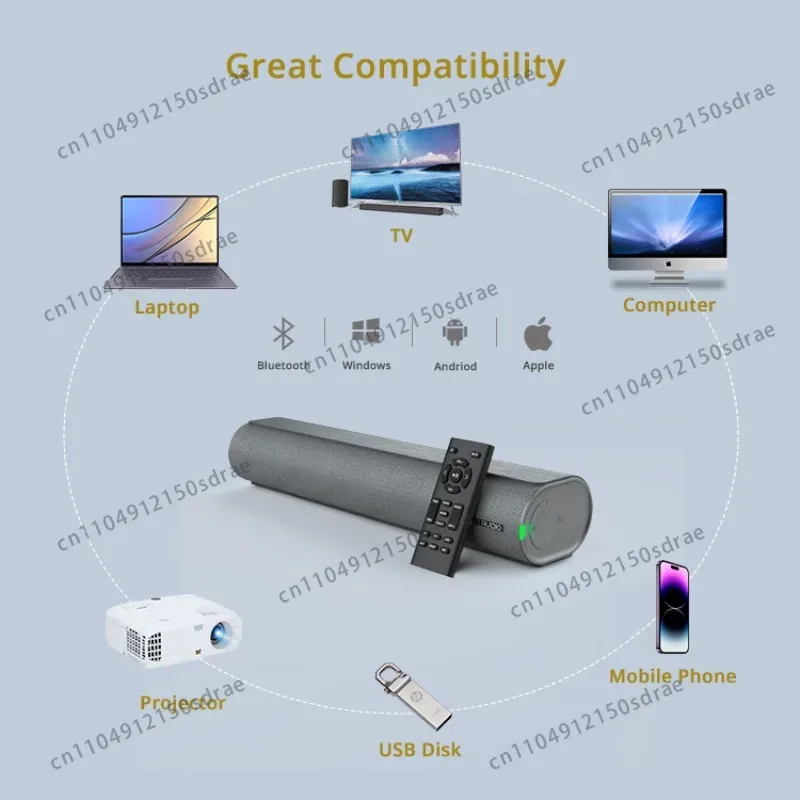 Bestisan Home Theater TV Sound - Soundbar Bluetooth Home ulasan dan harga