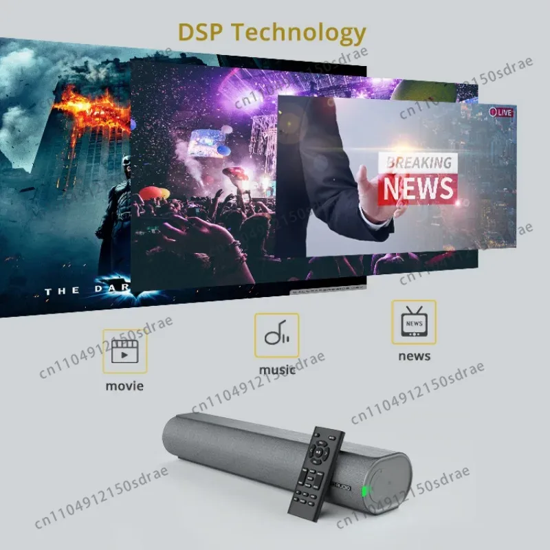 Bestisan Home Theater TV Sound - Soundbar Bluetooth Home ulasan dan harga