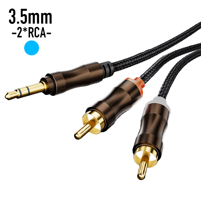 RCA To 3.5 mm Jack Aux Audio C - Home Cinema Ampli ulasan dan harga