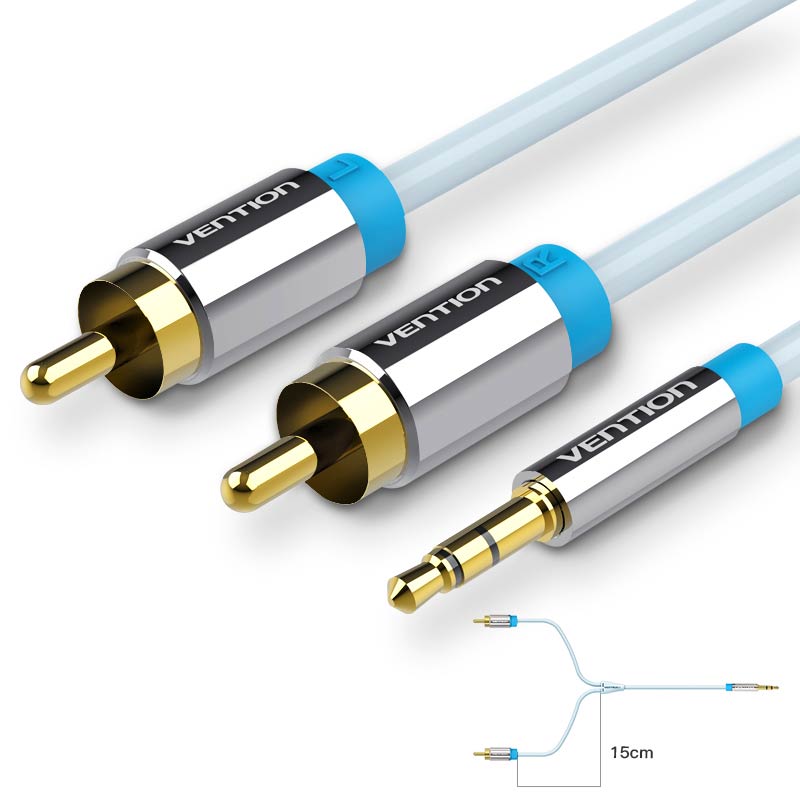 Vention RCA Cable 3.5 to 2rca  - Home Cinema Ampli ulasan dan harga