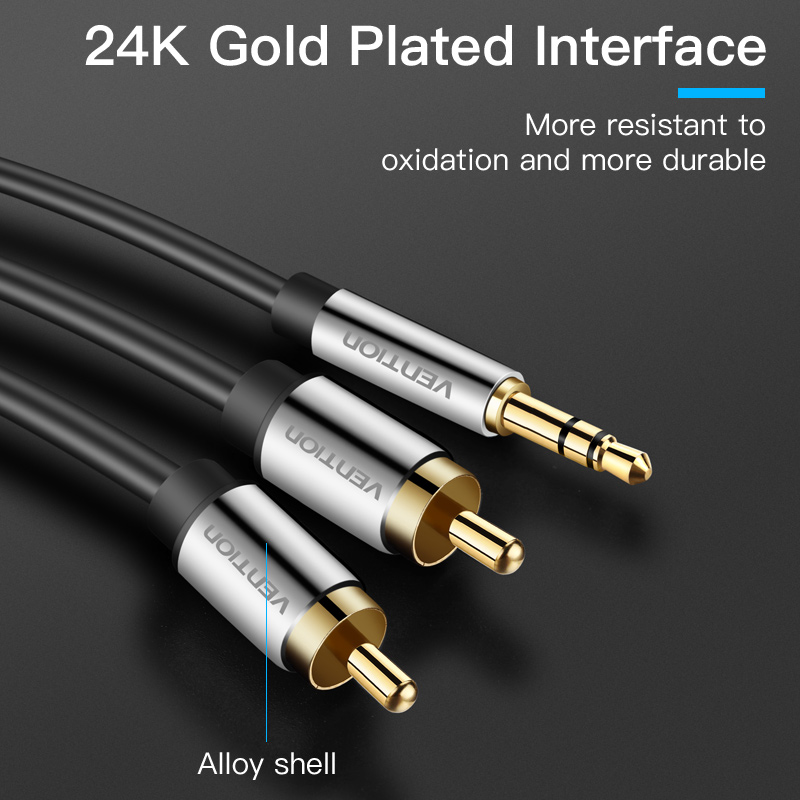 Vention RCA Cable 3.5 to 2rca  - Home Cinema Ampli ulasan dan harga