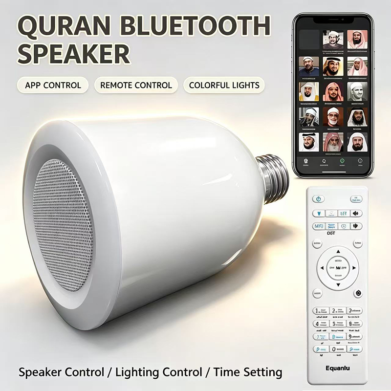 LED Lamp Night Light Muslim Ko - Soundbar Bluetooth Home ulasan dan harga